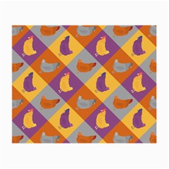 Chickens Pixel Pattern - Version 1b Small Glasses Cloth by wagnerps