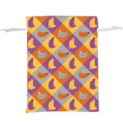 Chickens Pixel Pattern - Version 1b Lightweight Drawstring Pouch (xl) by wagnerps