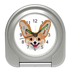 Cardigan Corgi Face Travel Alarm Clock by wagnerps