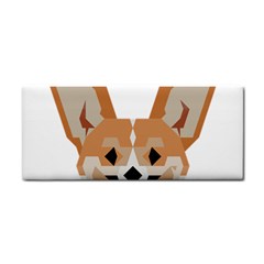 Cardigan Corgi Face Hand Towel by wagnerps