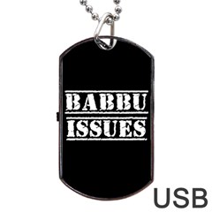 Babbu Issues - Italian Daddy Issues Dog Tag Usb Flash (one Side) by ConteMonfrey