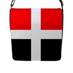 Arpitania Flag Flap Closure Messenger Bag (l) by tony4urban