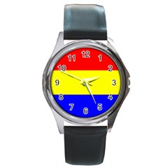 Budapest Flag Round Metal Watch