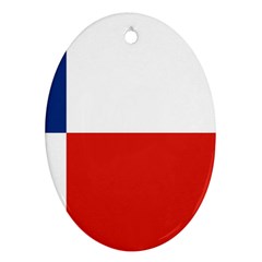 Banskobystricky Flag Oval Ornament (two Sides)