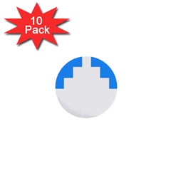 Akershus Flag 1  Mini Buttons (10 Pack)  by tony4urban