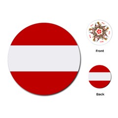 Austria Playing Cards Single Design (round) by tony4urban