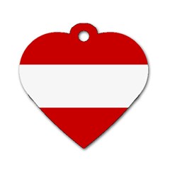 Austria Dog Tag Heart (one Side) by tony4urban