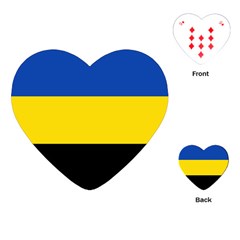 Gelderland Flag Playing Cards Single Design (heart) by tony4urban