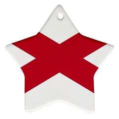 Anglo Irish Flag Star Ornament (two Sides) by tony4urban