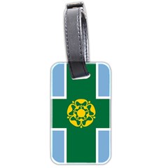 Derbyshire Flag Luggage Tag (two Sides) by tony4urban