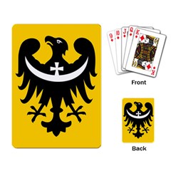 Dolnoslaskie Flag Playing Cards Single Design (rectangle) by tony4urban