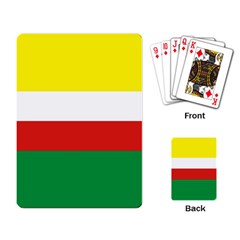 Lubuskie Flag Playing Cards Single Design (rectangle) by tony4urban