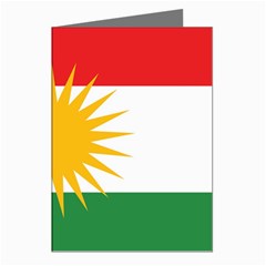 Kurdistan Flag Greeting Cards (pkg Of 8) by tony4urban