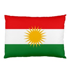 Kurdistan Flag Pillow Case (two Sides) by tony4urban