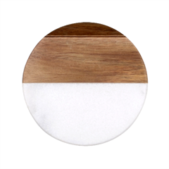 Luxembourg Classic Marble Wood Coaster (round)  by tony4urban