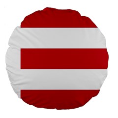 Eindhoven Flag Large 18  Premium Flano Round Cushions by tony4urban