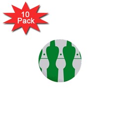 Hedmark Flag 1  Mini Buttons (10 pack) 