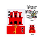 Gibraltar Playing Cards 54 Designs (Mini) Front - Spade8