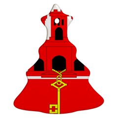 Gibraltar Christmas Tree Ornament (two Sides)