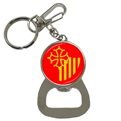 Languedoc Roussillon Flag Bottle Opener Key Chain by tony4urban