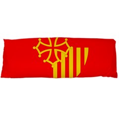 Languedoc Roussillon Flag Body Pillow Case Dakimakura (two Sides) by tony4urban