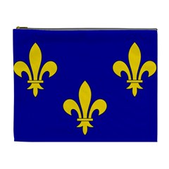 Ile De France Flag Cosmetic Bag (xl) by tony4urban