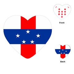 Netherlands Antilles Playing Cards Single Design (heart) by tony4urban