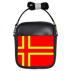 Normandy Flag Girls Sling Bag by tony4urban