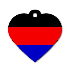 East Frisia Flag Dog Tag Heart (one Side) by tony4urban
