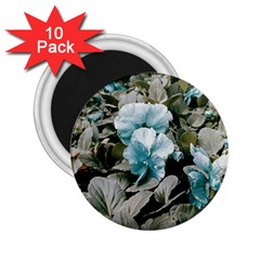 Flowers And Leaves Colored Scene 2 25  Magnets (10 Pack)  by dflcprintsclothing