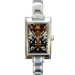 Ethnicity  Rectangle Italian Charm Watch by Mazipoodles