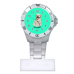 Pet Portrait Watches Pascal Background Plastic Nurses Watch by FWGIFTS