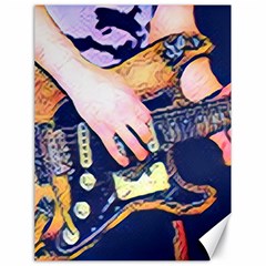 Stevie Ray Guitar  Canvas 18  X 24  by StarvingArtisan