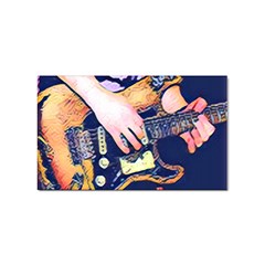 Stevie Ray Guitar  Sticker Rectangular (10 Pack) by StarvingArtisan