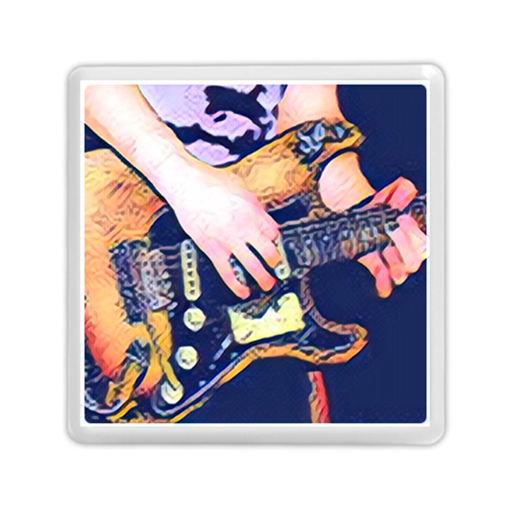 Stevie Ray Guitar  Memory Card Reader (Square)