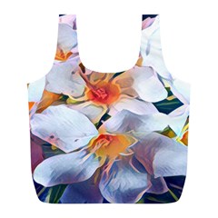 Daisy Painting  Full Print Recycle Bag (l) by StarvingArtisan