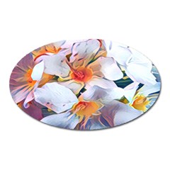 Daisy Painting  Oval Magnet