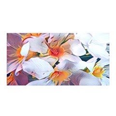 Daisy Painting  Satin Wrap 35  X 70 