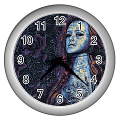 Pavement Lover Wall Clock (silver) by MRNStudios