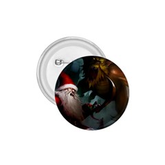 A Santa Claus Standing In Front Of A Dragon 1 75  Buttons by bobilostore