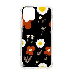 Daisy Flowers Brown White Yellow Black  Iphone 11 Pro 5 8 Inch Tpu Uv Print Case by Mazipoodles