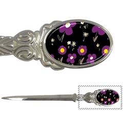 Daisy Chain Purple Letter Opener by Mazipoodles