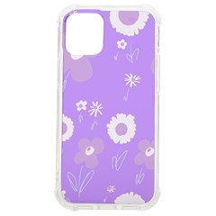 Daisy Flowers Lilac White Lavender Purple Iphone 12 Mini Tpu Uv Print Case	 by Mazipoodles