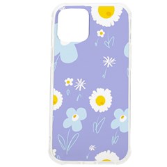 Daisy Flowers Blue White Yellow Lavender Iphone 12 Pro Max Tpu Uv Print Case by Mazipoodles