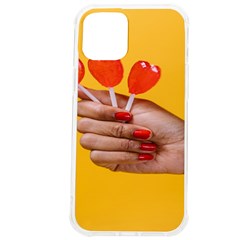Valentine Day Lolly Candy Heart Iphone 12 Pro Max Tpu Uv Print Case by artworkshop