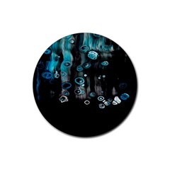 Falling Down Pattern Rubber Round Coaster (4 Pack) by artworkshop