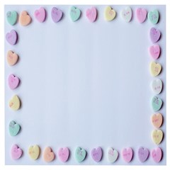 Valentine Day Heart Pattern Capsule Wooden Puzzle Square