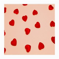 Valentine Day Pattern Logo Heart Medium Glasses Cloth (2 Sides)
