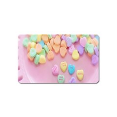 Valentine Day Heart Capsule Magnet (name Card) by artworkshop