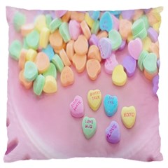 Valentine Day Heart Capsule Large Cushion Case (two Sides) by artworkshop